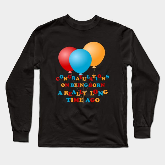 happy birthday Long Sleeve T-Shirt by lydiaStore